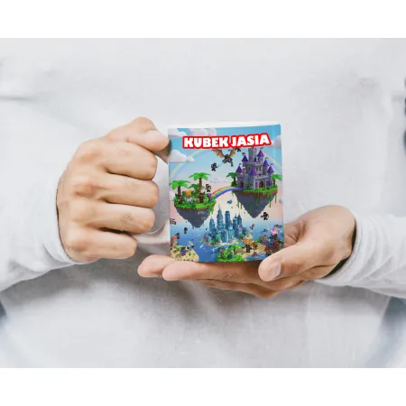 Zestaw prezentowy dla gracza BLOX Poduszka + Kubek z personalizacją
